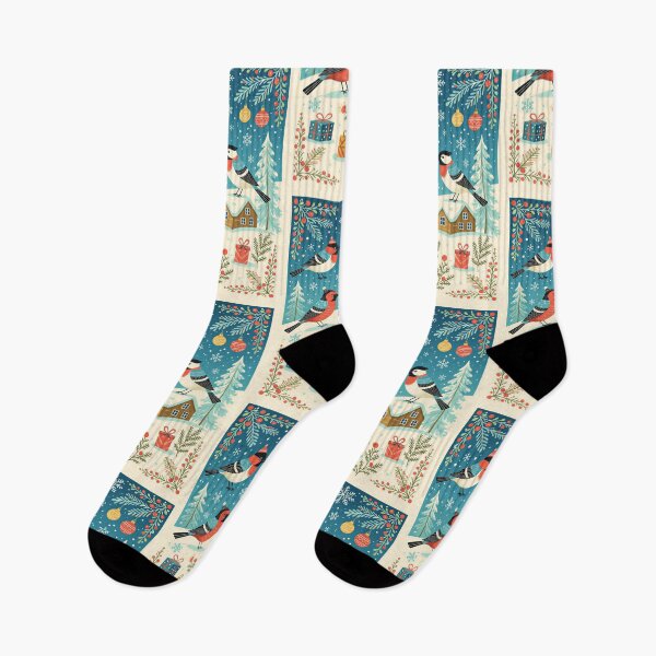 Item preview, Birds in the Starry Christmas Night, digital art designed and sold by Planet Utoppia.