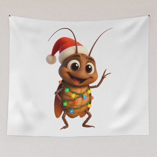 Item preview, Christmas Asian Cockroach designed and sold by Sillytoe.