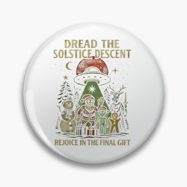 Item preview, Alien Xmas Descent – Occult Edition– Holiday Tree Classic T-Shirt designed and sold by inkfluenceart.