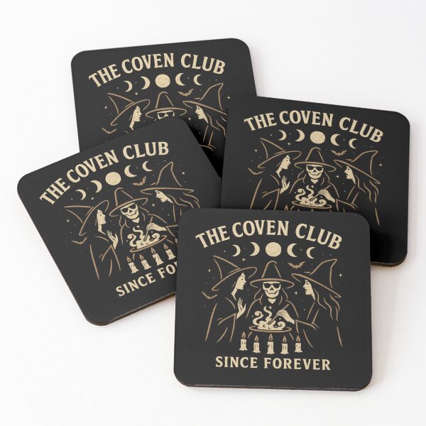 Item preview, The Coven Club – Vintage Witch Gathering Design designed and sold by AddictiveDesign.