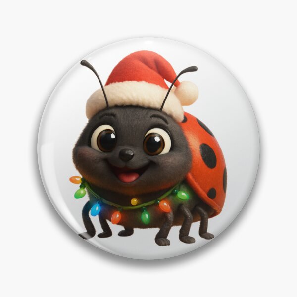 Item preview, Christmas Asian Lady Beetle designed and sold by Sillytoe.