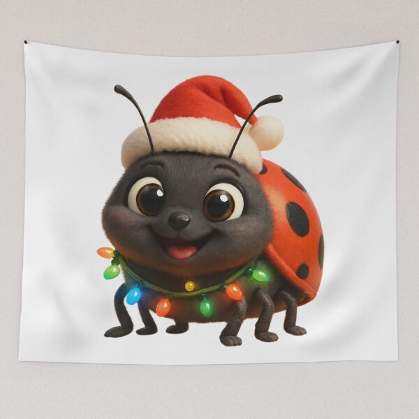 Item preview, Christmas Asian Lady Beetle designed and sold by Sillytoe.