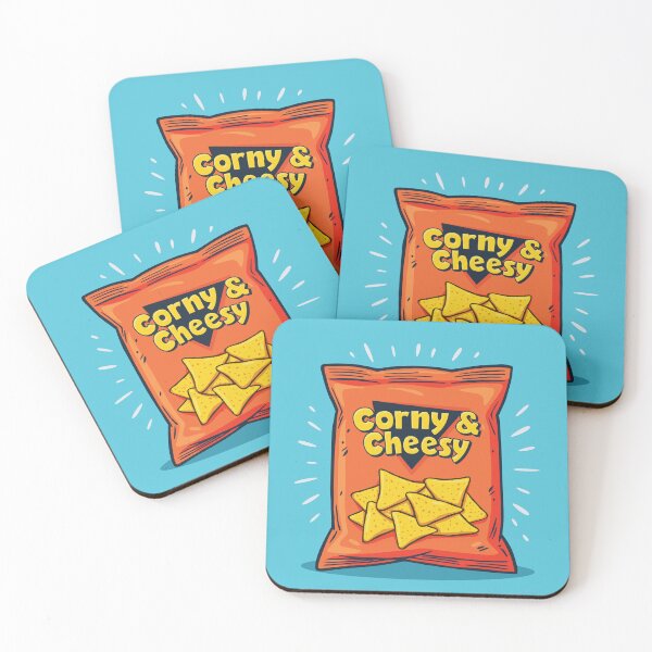 Item preview, Corny and cheesy | funny tortilla chip bag - orange designed and sold by MamSelle.