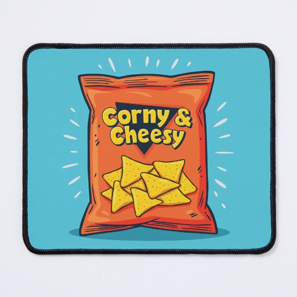 Item preview, Corny and cheesy | funny tortilla chip bag - orange designed and sold by MamSelle.