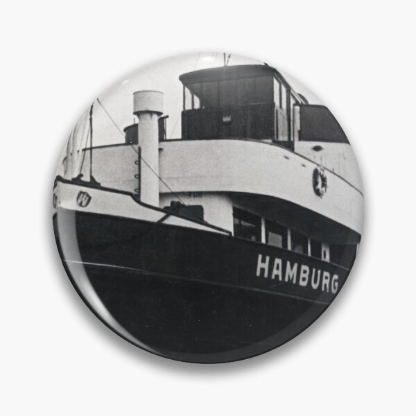 Item preview, Antique ship "Hamburg" Original photograph from 1954 designed and sold by elbvue.