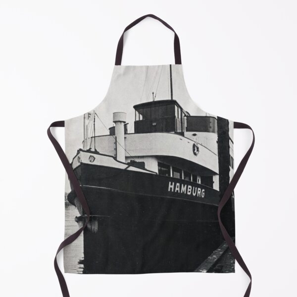 Item preview, Antique ship "Hamburg" Original photograph from 1954 designed and sold by elbvue.