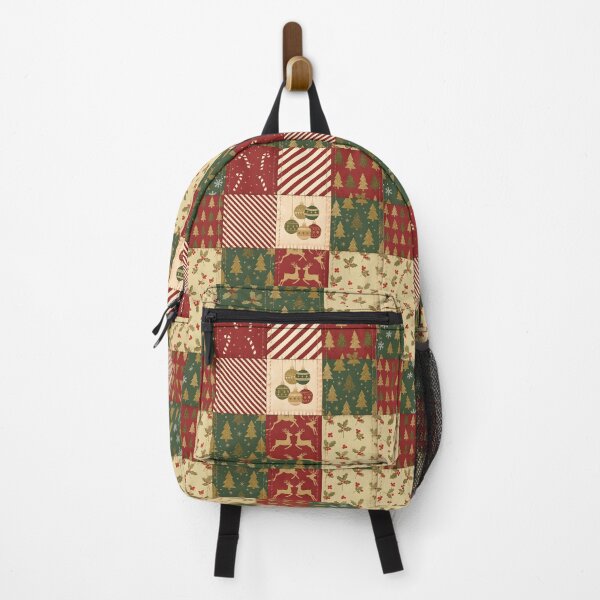 Item preview, Vintage Christmas Patchwork Pattern – Festive Quilt Design designed and sold by PrintandJoy.