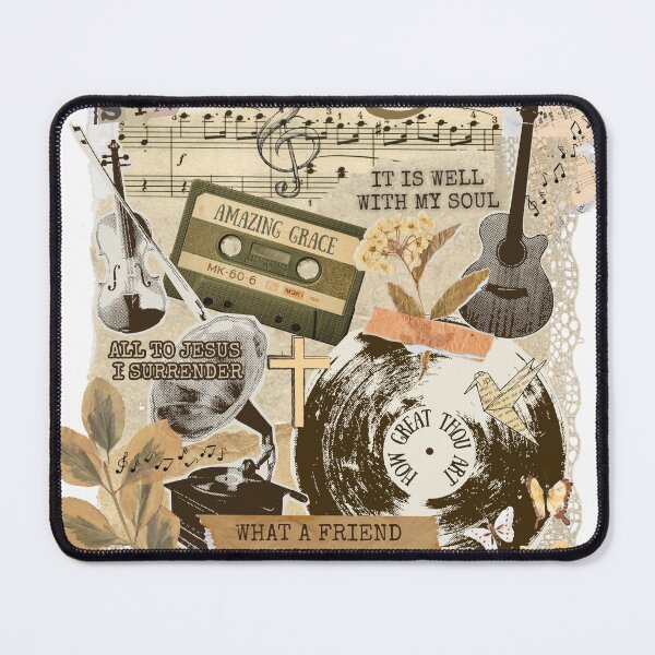 Item preview, Vintage Classic Christian Songs Collage Faith Hymns designed and sold by EdenLiving.
