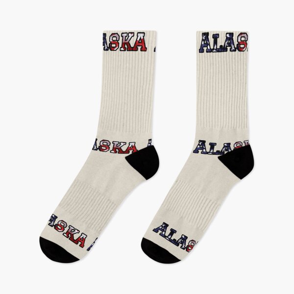 Item preview, Alaska USA Flag Typography – Patriotic Stars and Stripes American Pride Design designed and sold by Long Family Gifts.