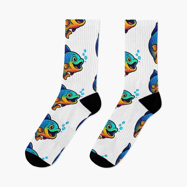 Item preview, Happy Colorful Fish – Cute Ocean Design designed and sold by Gletschie.