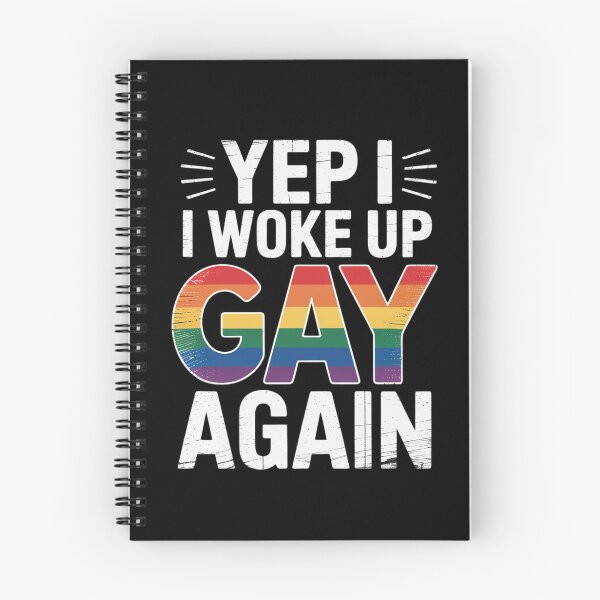 Aperçu de l'œuvre Woke Up Gay - Pride Rainbow Queer Gay CSD Party LGBTQ créée et vendue par AmparoBoyle.