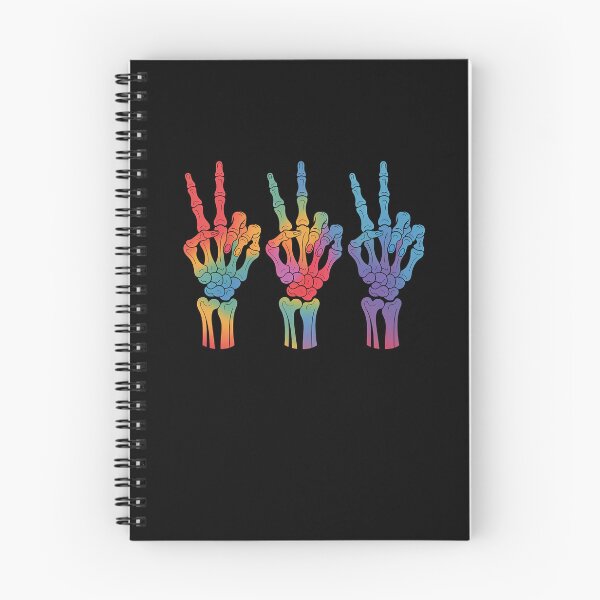 Item preview, Skeleton Rock Hand LGBT-Q Cool Rainbow Flag Gay Pride Ally designed and sold by marcusry.