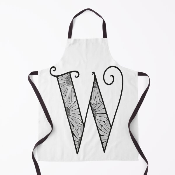 Item preview, Sunflower Inspired Letter W designed and sold by SSN-ART.
