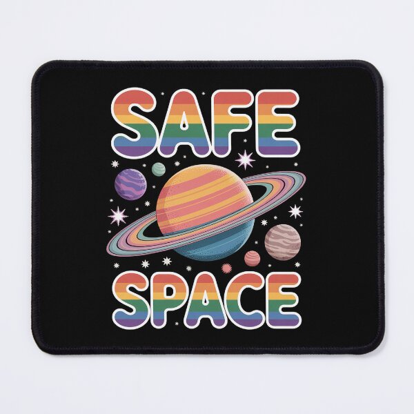 Item preview, Rainbow Flag Planets Space Safe Cosmic LGBTQ Pride Month designed and sold by RayArmstrong.