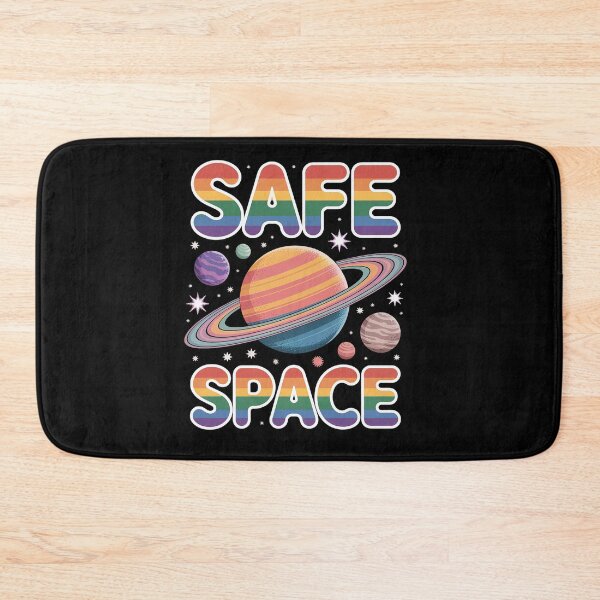 Item preview, Rainbow Flag Planets Space Safe Cosmic LGBTQ Pride Month designed and sold by RayArmstrong.