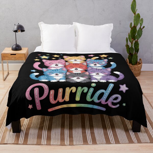 Item preview, Purride Cat Stack Rainbow Pride LGBT designed and sold by MinaReinger.