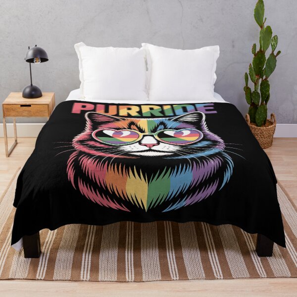 Item preview, Purride Cat Rainbow Pride Month LGBTQ Ally designed and sold by marcusry.