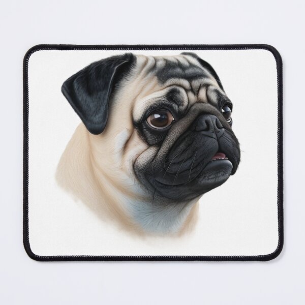 Item preview, Cute Pug dog portrait designed and sold by adey68.