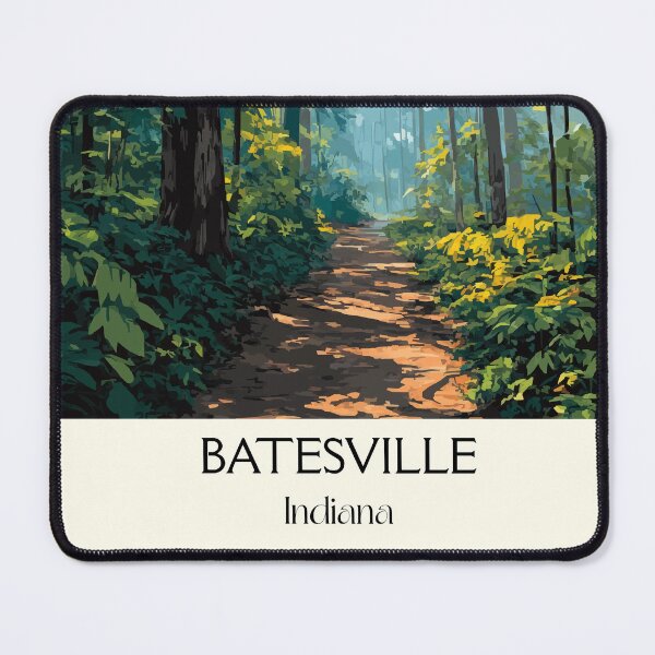 Item preview, Batesville Indiana Forest Path | Woodland Trail Art Poster designed and sold by TuncGK.