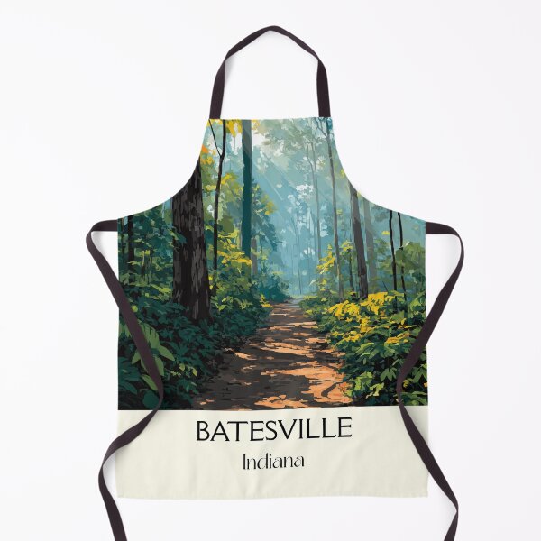 Item preview, Batesville Indiana Forest Path | Woodland Trail Art Poster designed and sold by TuncGK.