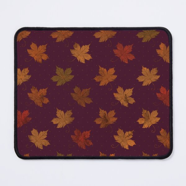 Item preview, Sugar Maple Leaves (Burgundy) designed and sold by Lunette Nightingale.