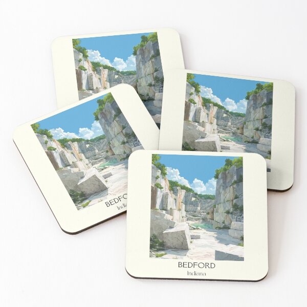 Item preview, Bedford Indiana Limestone Quarry | Stone City Art Poster designed and sold by TuncGK.