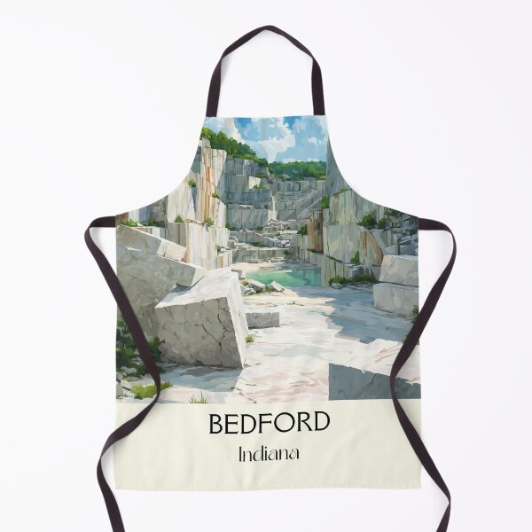 Item preview, Bedford Indiana Limestone Quarry | Stone City Art Poster designed and sold by TuncGK.