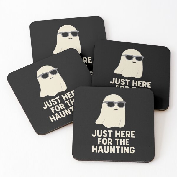 Item preview, Just Here for the Haunting – Funny Cool Ghost Design designed and sold by AddictiveDesign.