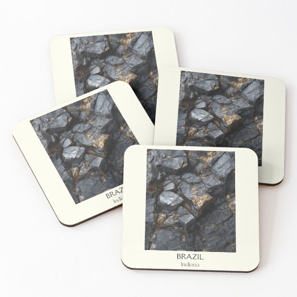 Item preview, Brazil Indiana Coal Seam | Mining Heritage Art Poster designed and sold by TuncGK.