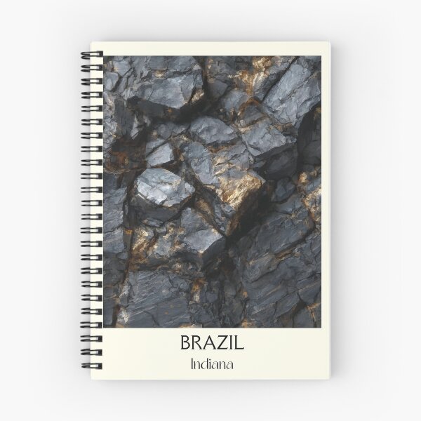 Item preview, Brazil Indiana Coal Seam | Mining Heritage Art Poster designed and sold by TuncGK.