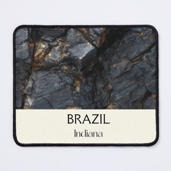 Item preview, Brazil Indiana Coal Seam | Mining Heritage Art Poster designed and sold by TuncGK.