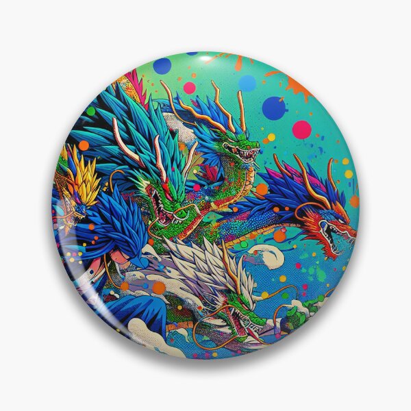 Item preview, Colorful Animated Dragon Heads designed and sold by Artdesign-113.