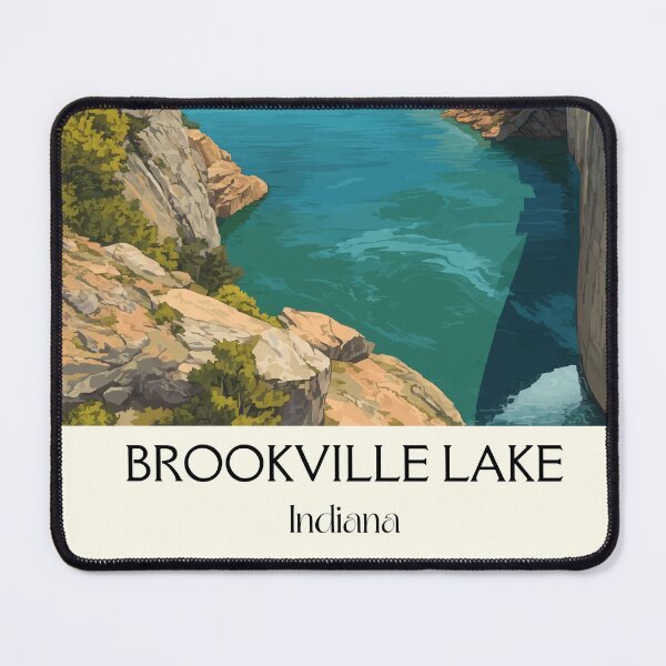 Item preview, Brookville Lake Indiana Overlook | Reservoir Scenery Poster designed and sold by TuncGK.