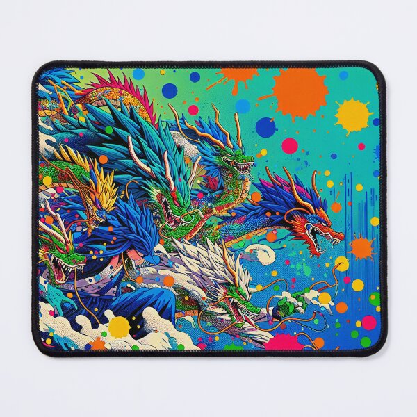 Item preview, Colorful Animated Dragon Heads designed and sold by Artdesign-113.