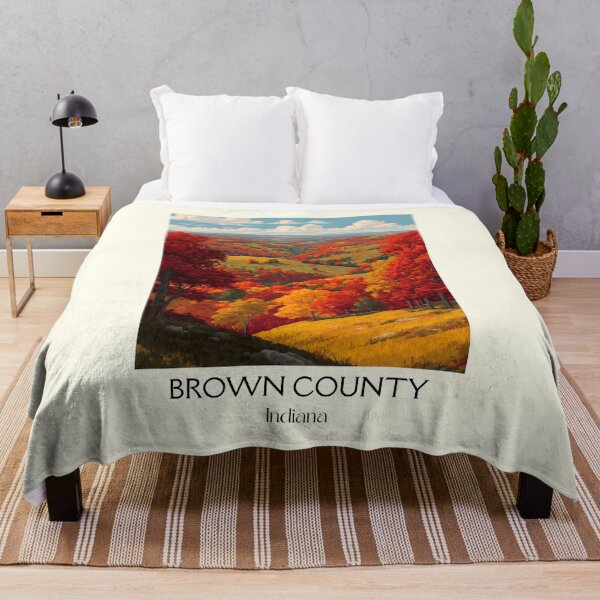 Item preview, Brown County Indiana Hills | Autumn Foliage Poster designed and sold by TuncGK.