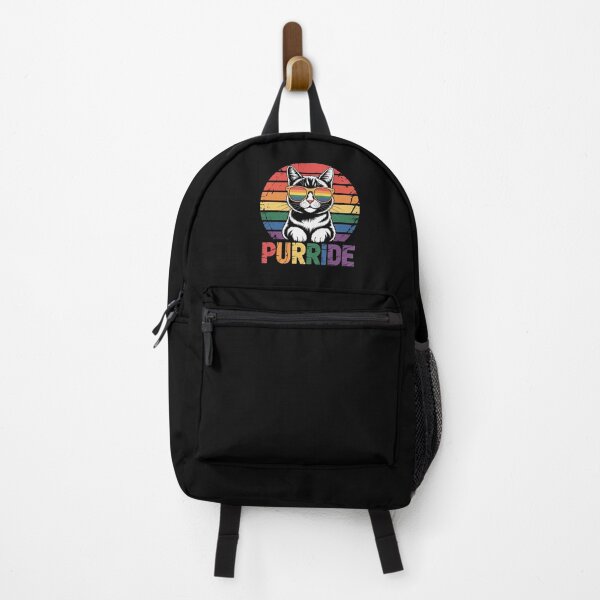 Item preview, Purride Ally Cat LGBTQ+ Rainbow Animal Lover Man Woman Trans designed and sold by DrewLeuschke.