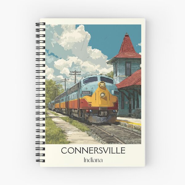 Item preview, Connersville Indiana Historic Train | Scenic Railroad Poster designed and sold by TuncGK.
