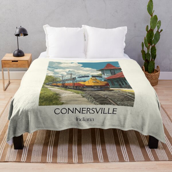 Item preview, Connersville Indiana Historic Train | Scenic Railroad Poster designed and sold by TuncGK.