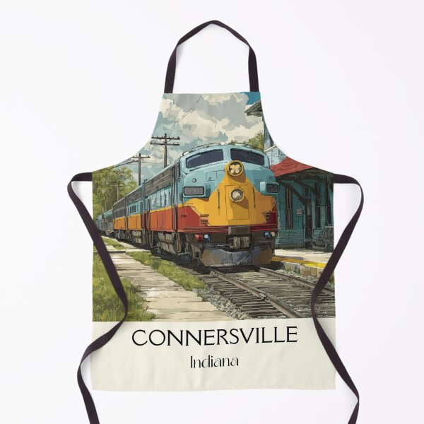 Item preview, Connersville Indiana Historic Train | Scenic Railroad Poster designed and sold by TuncGK.