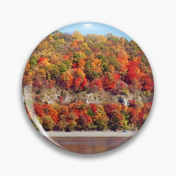 Item preview, Fall Foliage of the great River Road in Illinois as seen from Missouri across the Mississippi designed and sold by WayneSheridan.