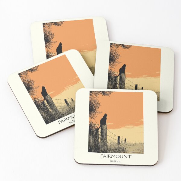 Item preview, Fairmount Indiana Rural Sunset | Barbed Wire Fence Poster designed and sold by TuncGK.
