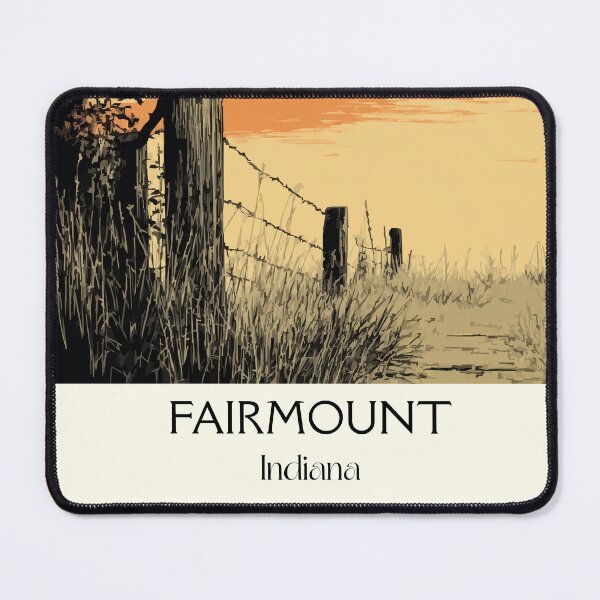 Item preview, Fairmount Indiana Rural Sunset | Barbed Wire Fence Poster designed and sold by TuncGK.