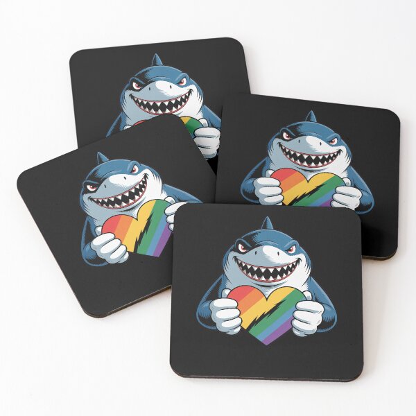Item preview, LGBTQ+ Shark Heart Progressive Pride Flag LGBT LGBTQ designed and sold by RayArmstrong.