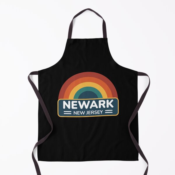 Item preview, Newark New Jersey - Retro Sunset Vintage Rainbow designed and sold by Shape Snip Studio.