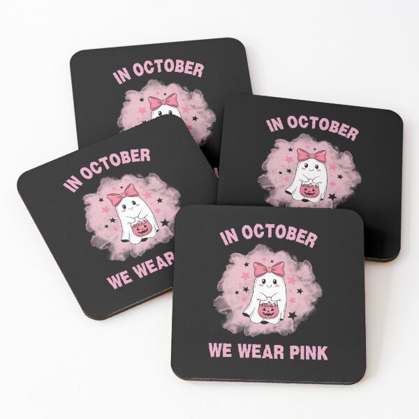Item preview, In October We Wear Pink Halloween designed and sold by MartaDreamCraft ⭐⭐⭐⭐⭐.