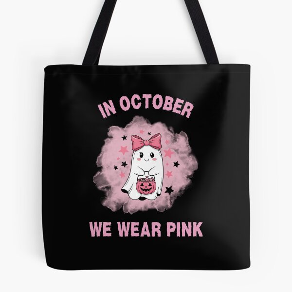 Item preview, In October We Wear Pink Halloween designed and sold by MartaDreamCraft ⭐⭐⭐⭐⭐.