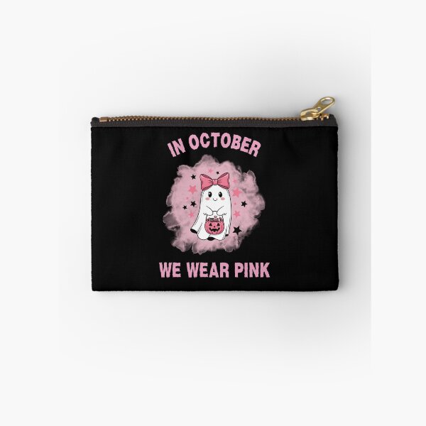 Item preview, In October We Wear Pink Halloween designed and sold by MartaDreamCraft ⭐⭐⭐⭐⭐.
