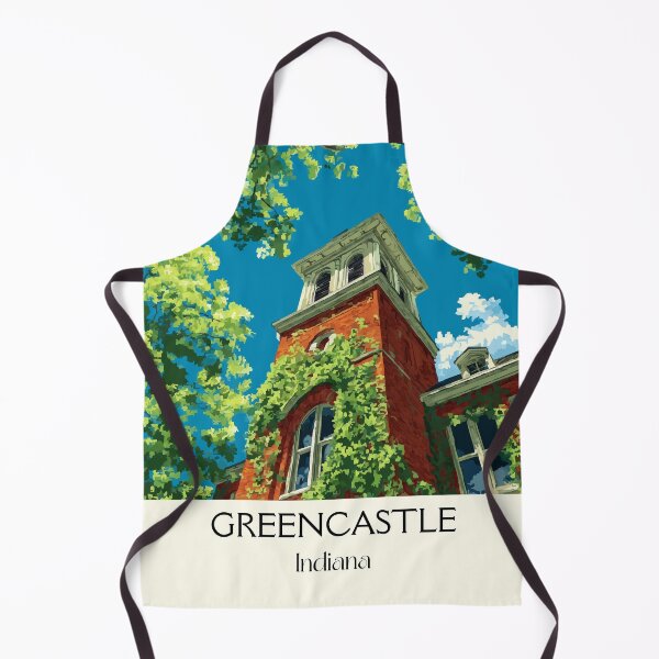 Item preview, Greencastle Indiana University | Campus Bell Tower Poster designed and sold by TuncGK.