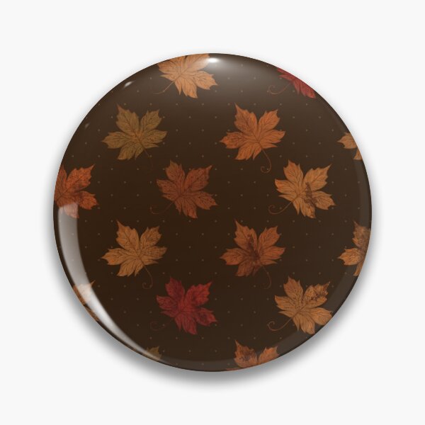 Item preview, Sugar Maple Leaves (Dark Brown) designed and sold by Lunette Nightingale.