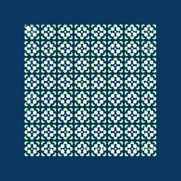 Artwork thumbnail, Design 104 - Abstract Floral Pattern by Manoella Free Art